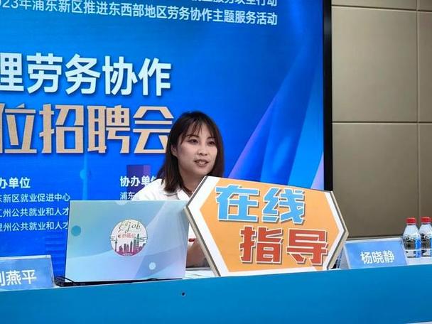 一起携手向未来"为主题的浦东新区推进东西部地区劳务协作主题服务